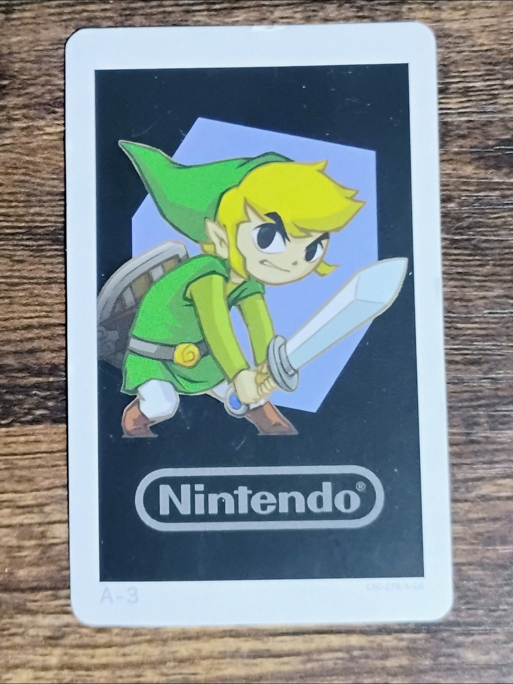 Nintendo Toon Link Character Card
